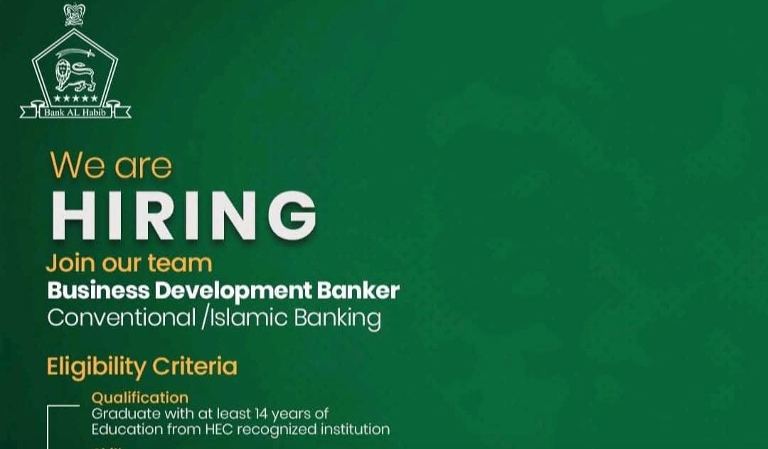 Bank Al Habib Business Development Banker Jobs 2025