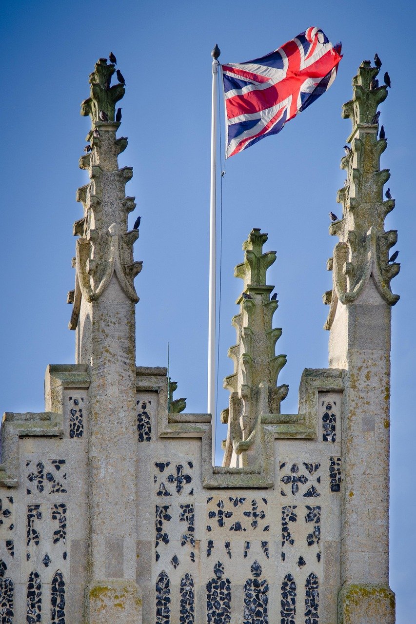 england, flag, british, uk, united kingdom, union jack, british flag, english, raised flag, raised uk flag