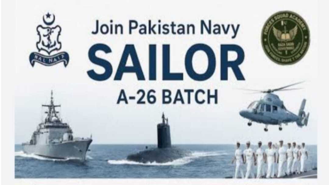 Join Pak Navy As Sailor December 2025 Online Registration Join In A-2026 (S) Batch Latest